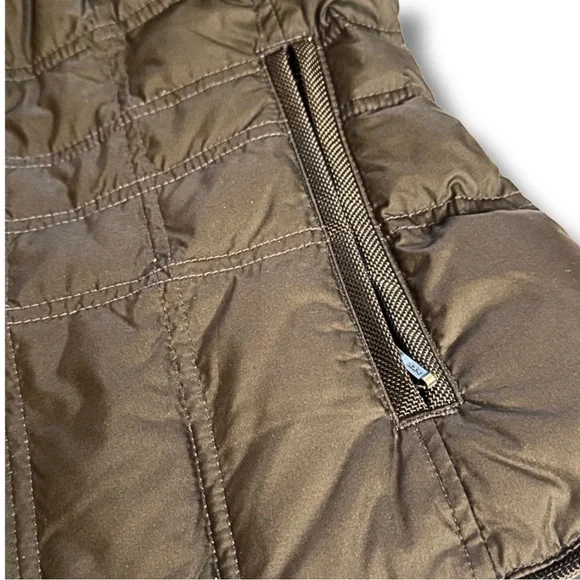 Eddie Bauer Brown Quilted Vest - Picture 10 of 14